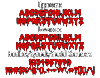 Double Feature Font Sample From rockyhorror.com