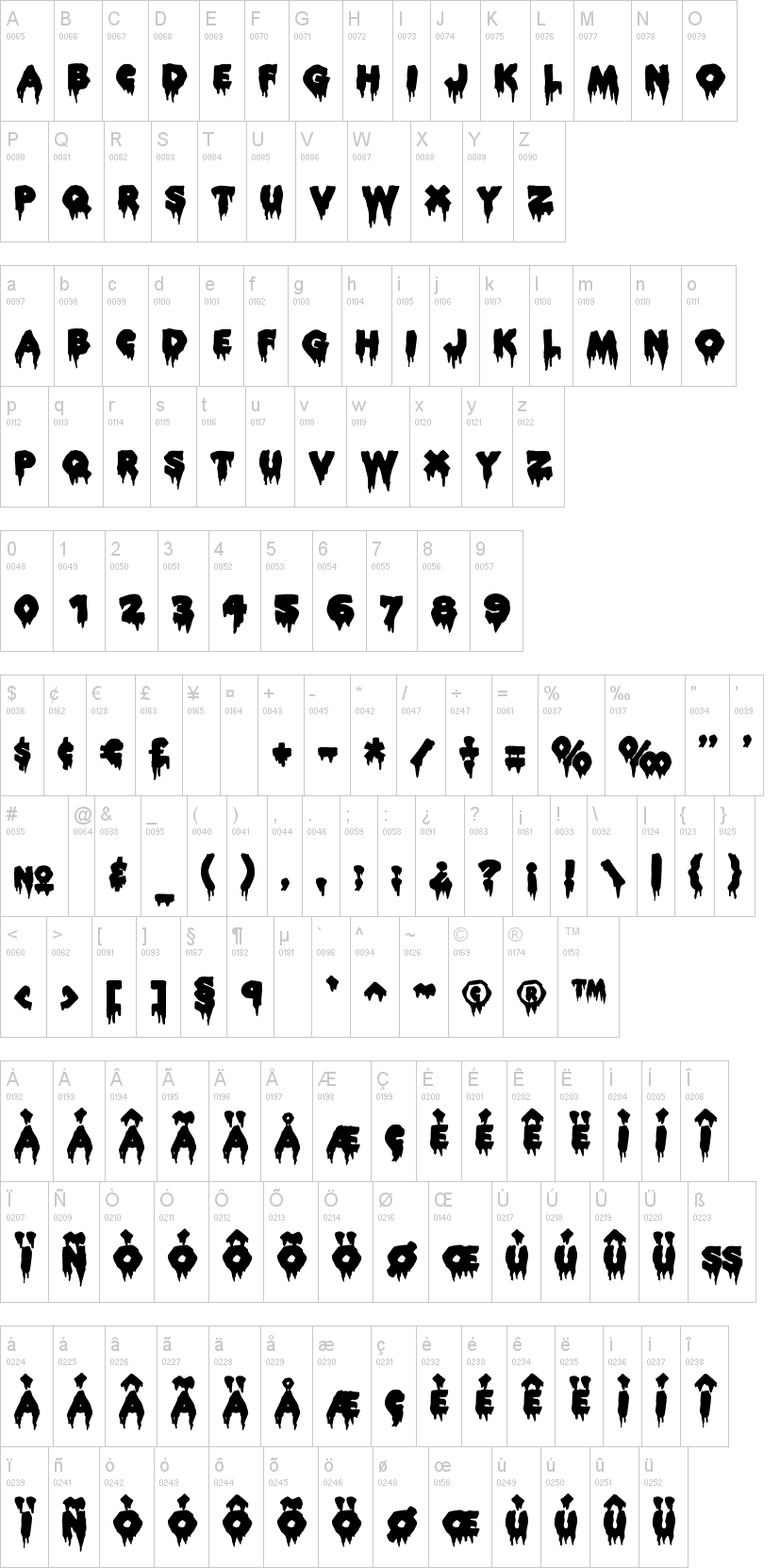 Rocky AOE Font Sample From dafont.com